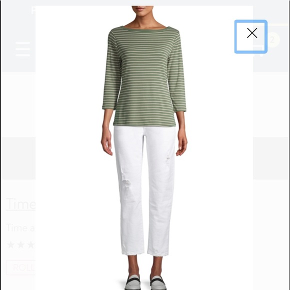 Time & Tru Classic Boatneck T-shirt Sz 2X - Picture 4 of 8